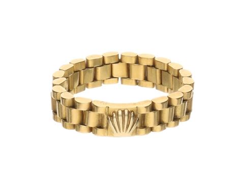 rolex schakel ring 18k